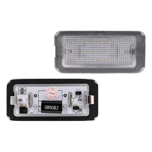 Luz LED matrícula Fiat 500 soluciona error bombilla fundida Canbus