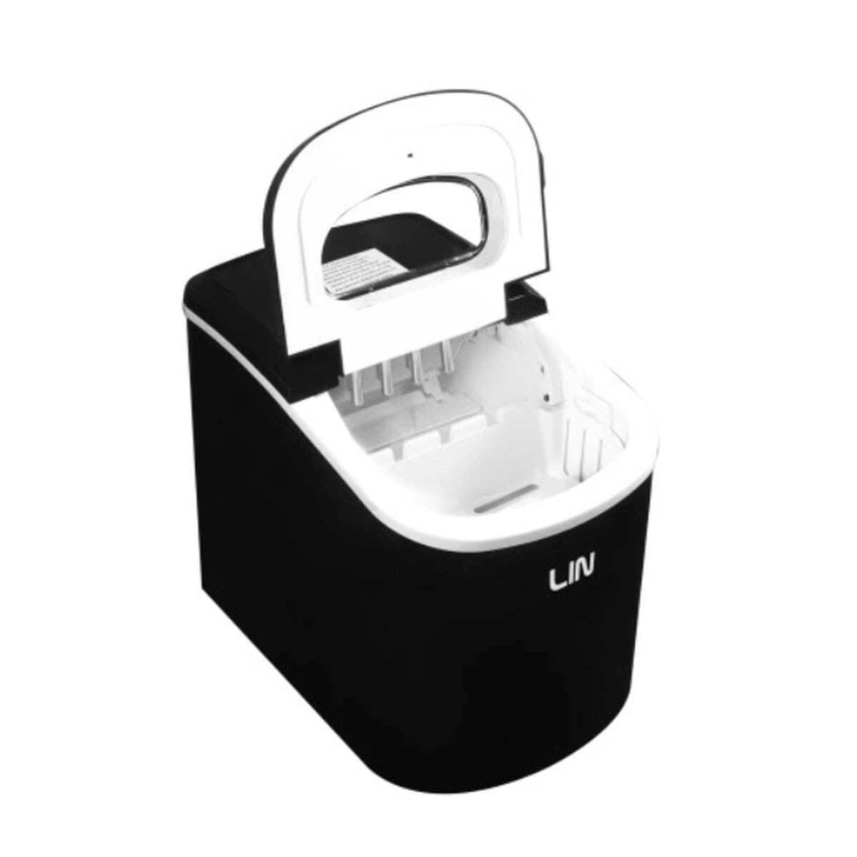 LIN Fabbricatore di ghiaccio portatile Ice PRO-B12 Nero