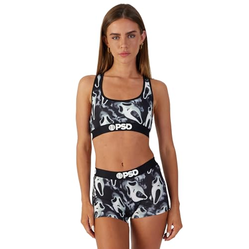 PSD Women's Horror & Halloween Theme Sports Bra - Racerback Sports Bras for Women with Breathable Microfiber Fabric2