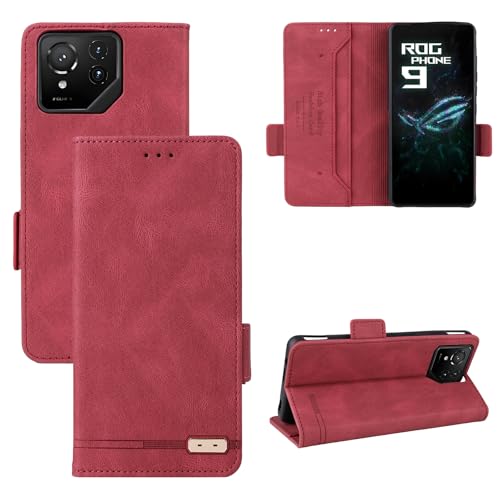 ASUS ROG Phone 9 �P�[�X ASUS ROG Phone 9 Pro �P�[�X �J�o�[ Pokaas �蒠�^�P�[�X �J�[�h���[ �X�^���h�@�\�t�� �}�O�l�b�g�� �X�}�z�P�[�X �ϏՌ� �l�C �V���v�� �r�W�l�X �y�� ���^ �Y�� ���� �S�ʕی� (