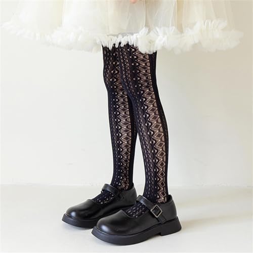 Leggings For 3-12Year Girl Spring Hollowed Socks Breathable Stretchy Tights Kids Long Stockings Spring Long S3