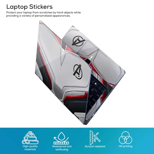Image of DSGN 93 Full Body Laptop Skin Bubble-Free| Laminated| Removable| HD Quality Sticker for Laptops Upto 15.6 Inches Compatible with Hp /Dell /Acer /Lenovo /Asus etc.