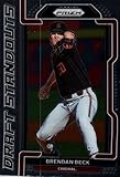Brendan Beck Prizm Draft Standouts Collectible Baseball Card - 2021 Panini Prizm Draft Picks Baseball Card #DS-BB (Stanford) Free Shipping