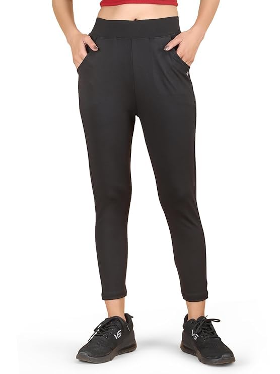 Image of Gym Jeggings for Women Gym Tights for Women Yoga Workout Leggings for Woman high Waist Tights for Woman Gym Yoga Workout Legging for Girls Lycra Fabric All Season Wear