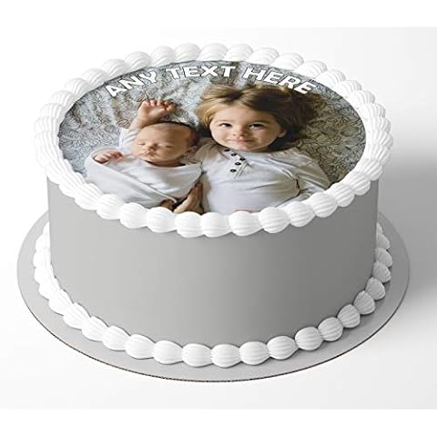Personalised Edible Cake Topper with Photo Cover