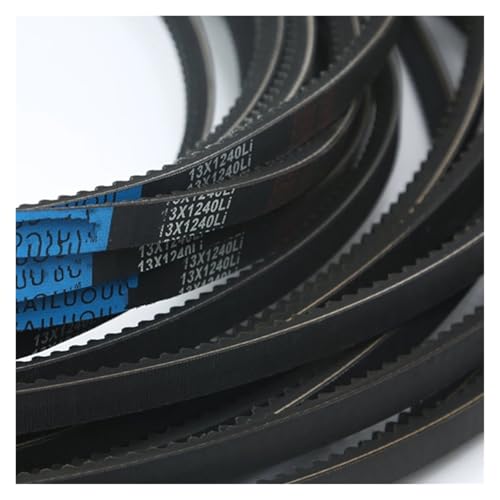 Belt Transmission Type AX 13X Cogged V Belt Drive Rubber Toothed Conveyor Belts Transport Strap 500 610 686 720 800 880 940 1000 1067mm Drive Belt(Li 1016mm)