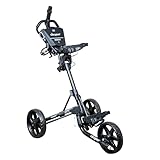 Clicgear Model 4.5 Golf Push Cart, Premium 3-Wheel Foldable Walking Golf Cart (Black)
