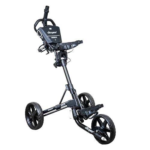 Clicgear Model 4.5 Golf Push Cart, Premium 3-Wheel Foldable Walking