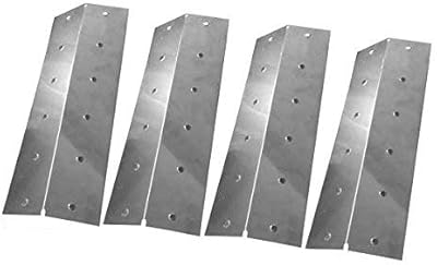 Heat Shield for Nexgrill 720-0057-3B, 720-0057, Master Chef G20801, Coleman 99090-132, 9990-132D, 9990-142, 5100, 5110 Grill Models - 4Pack