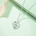 AEONSLOVE Collar de Plata para Mujer, Plata de Ley 925 Mascota Pata...
