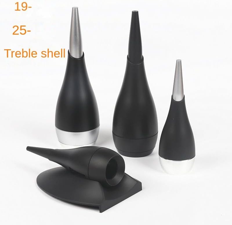 Generic 2 pcs Speaker speaker for tweeter shell plus top for tweeter shell 19-core 25-core for tweeter empty shell - (Color: 25 Black case)