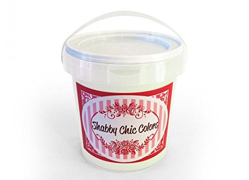 shabbychiccolors – Chalk Paint (peinture à craie) shabby à très haute couverture – Blanc Pastel 02 – 5 Lt