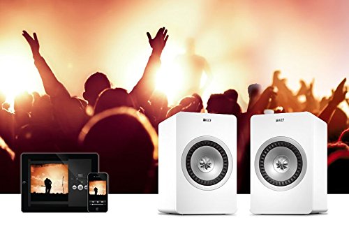 KEF X300A Wireless Digital Hi-Fi Speaker System - Linear White