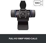 Logitech Webcam C920S HD Pro avec obturateur de confidentialité - Vidéo en streaming 1080p caméra grand angle - Microphone intégré pour l'enregistrement