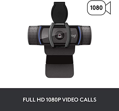 Computer HD Pro Webcam C920S with Privacy Shutter - 1080p Streaming Widescreen Video Camera - Built in Microphone for Recording for Computer Desktop and Laptop Cam - Thumbnail 2