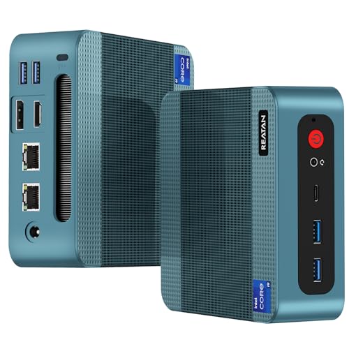 Image of Reatan Mini PC Gaming with Intel Core i9 12900H(14C /20T 5.0 GHz), 32GB DDR5 Dual Channel 1TB Pcie4.0 SSD, Mini Triple Display Desktop Computer with Thunderbolt 4, Support 8K WiFi6 BT5.2
