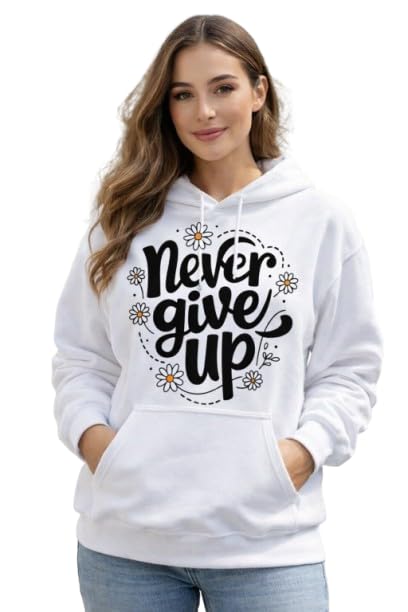 Radhu Fashion Printed Hoodies, 350 GSM Cotton Fleece Full Sleeve Sweatshirt for Women, Hooded Winter Casual Wear with Kangaroo Pocket, Regular Fit-image-40
