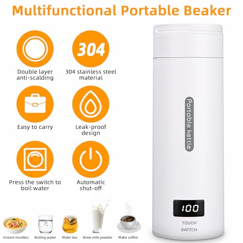 Tasse de chauffage rapide électrique 380ml pour thé et café