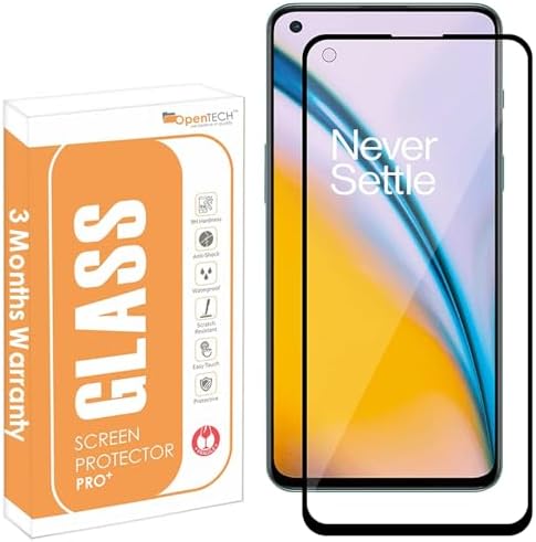 OpenTech® Military-Grade Tempered Glass Screen Protector Compatible for Oneplus Nord CE 2 Lite 5G (2022) with Edge to Edge Coverage and Easy Installation kit