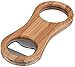 Promo shop - Abridor de capsula de botella con Imán en Madera de Bambu y Acero Inoxidable, Dimensiones 100 x 40 mm
