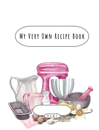 Your Very Own Recipe Book I Blank Template I 100 Pages I Included Measurement Conversion Sheets: Write On Paper I Space Saving Size I 7.5” x 10” image 2