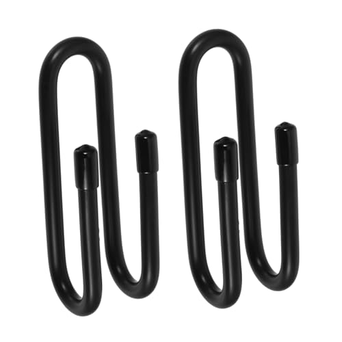 balacoo Surfboard Display Wall Mount Hooks 2pcs Black Hanger Hook Skateboard Wall Mount