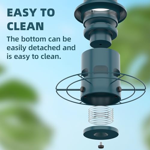 Image of Metal Squirrel Proof Bird Feeders for Outdoors Hanging 4.0 LB Large Capacity,Easily Beat Squirrels,Easy to Clean and Fill,Waterproof,Attracting Finch,Cardinal,Chickadee and More