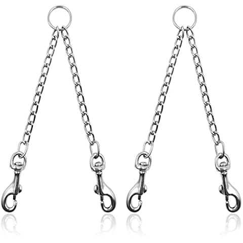 DanziX Double Dog Lead Coupler, Chew Proof Cover
