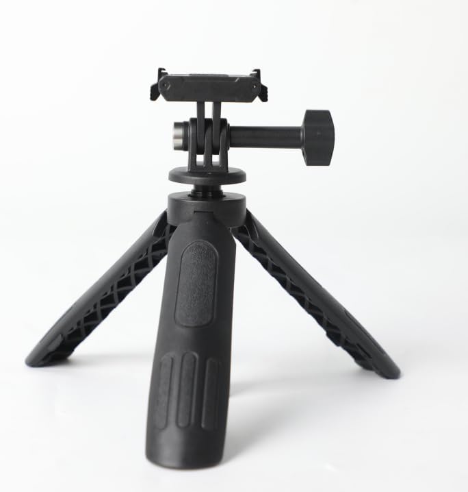 CAMBOFOTO Magnetic Quick Release Selfie Stick Tripod, 10.6" Mini Extension Rod with Action Camera Adapter, Portable Handle Grip for DJI Osmo Action 5 pro/4/3/2/1 (1/4"-20 Screw)