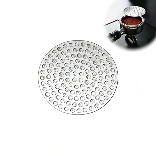58,5mm Pucksieb, Puck Screen, 0,8mm Dicke, 304 Edelstahl Zweischichtige Filtration - Wiederverwendbare