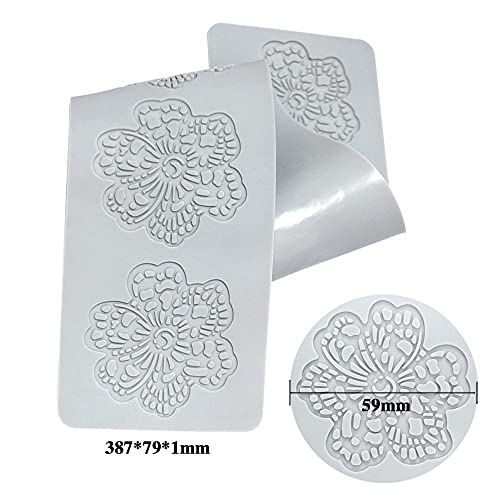 Cestony Lace Embossing Mat Texture Fondant Impression Mat Decorating Silicone Molds For Diy Cake Biscuit Cookies Sugar Pudding Chocolate Hard Candies Dessert Candle Decor #TOP3