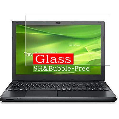 Vetro Temperato Pellicola Protettiva Compatibile con Acer Travelmate P256-M P256-MG 15.6 Visible Area Protezioni Schermo Cover Non Piena Copertura