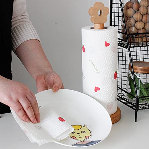Suporte de toalha de papel de - Cremalheira de cabide de papel de flor oca de cozinha | Suporte de t