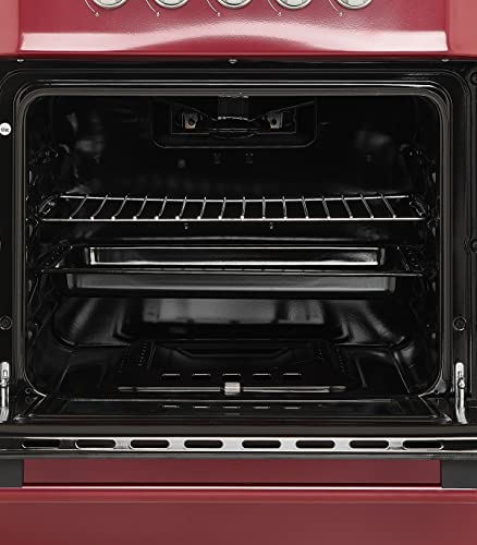Miniatura 3 de Solthermic F9lt50g2red Cocina Gas Portabombona Roja Diseño Retro 5 Fuegos Con Encendido Automatico Horno 64 L. Entrega A Domicilio Y Retirada Del Usado Gratis