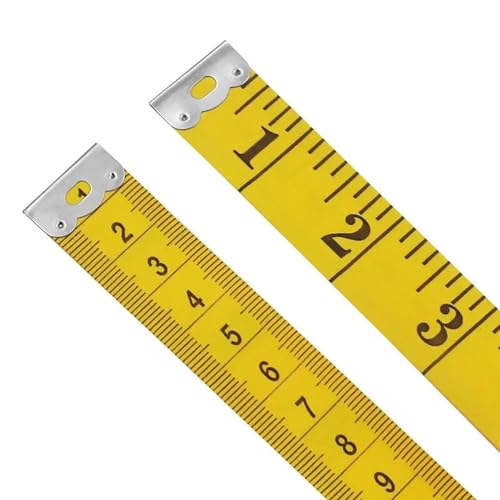 Cinta Métrica PVC Fibra 3 m con Estuche de Cuero Suave 2 Pzs miniatura 4