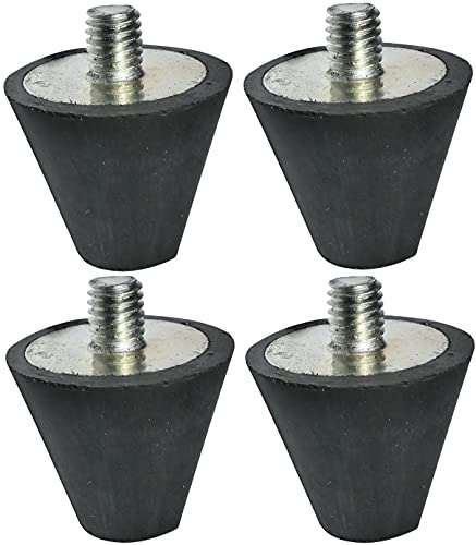 AERZETIX - Set di 4 pezzi - Piedini gambe tondi