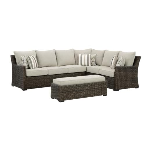 Ashley Brook Ranch 3-Piece Patio Set