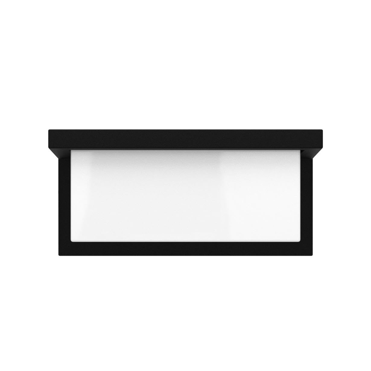Aplique Exterior LED Moderno IP65 Impermeable, Aluminio LED Apliques Pared, para Balcón Jardín, Porche, Camino, Iluminacion Patio (Blanco cálido, 2PCS)