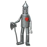 Bits and Pieces-Steadfast Tin Woodman with a Heart Garden Sculpture-Garden Décor Tin Man Yard Art -...