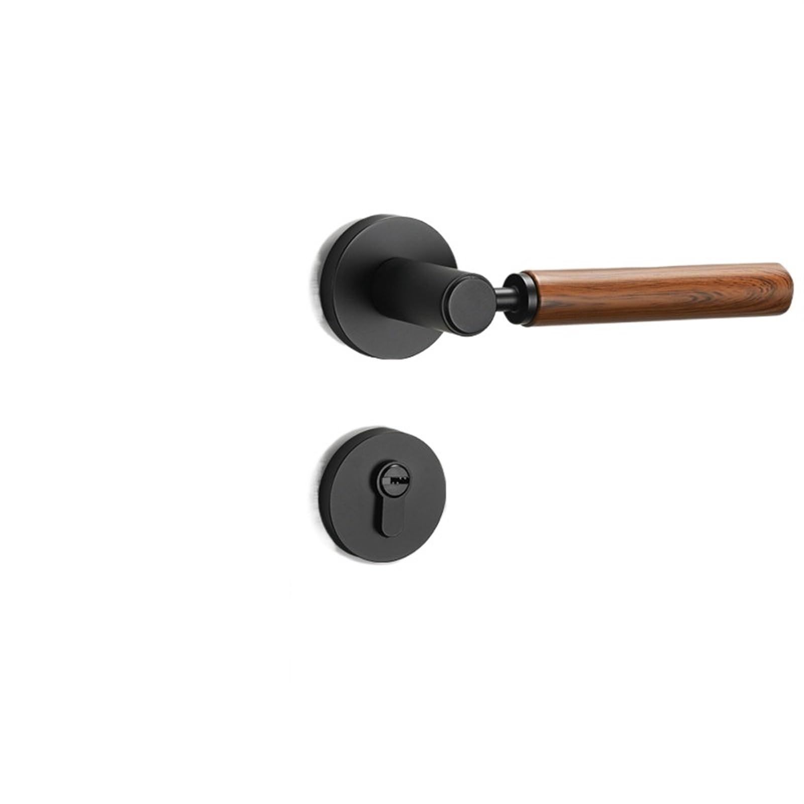 Yshiuol A1 Door Handles Zinc Alloy Bedroom Door Lock Handle Set Silent Security Indoor Universal Deadbolt Household Hardware For Home And Office(A1)