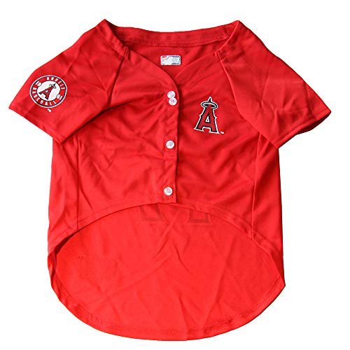 Image of MLBPA Dog Jersey - SHOHEI OHTANI #17 Pet Jersey - MLB Los Angeles Angels Mesh Jersey, Large