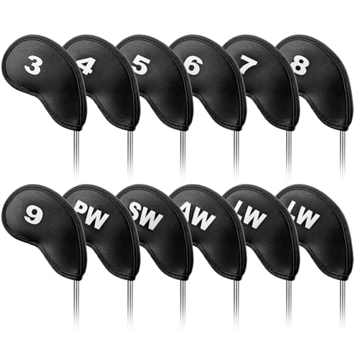 Golf Club Covers Set Neoprene Protector for Irons Value 12