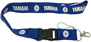 1pcs Blue Color Yamaha Logo Superbike Lanyard Keychain Accessories Motorbike Motorcycle Lanyard Badge Holder