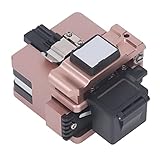 Opitcal Fiber Cleaver, Incisive Blade Stainless Steel Plastic Optic Fibre Cutter Auto Return with Waste Box for Hot Melting Gold