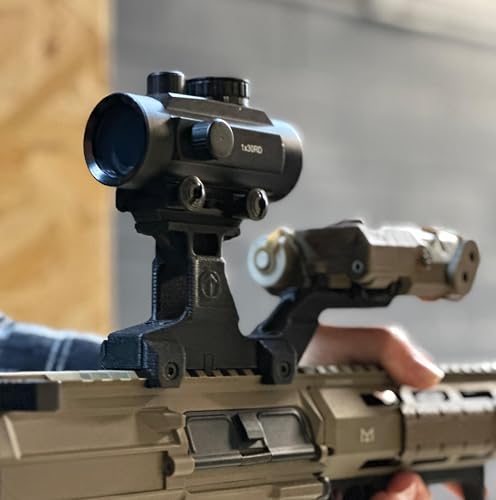 Viking Montage Hydra Surélevé, Rail Picatinny pour Point Rouge, Riser Optique Haute Densité en Nylon Renforcé Fibre de Carbone, pour Masque CQB, IPSC et Entraînement Tactique, Airsoft – vue 4