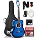 Pyle Beginner Acoustic Guitar Kit, 3/4 Junior Size All Wood Instrument for Kids, Adults, 36