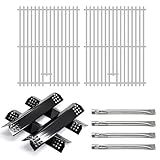 Adviace Replacement Parts for Grillmaster 720-0697 7200697 & Nexgrill 720-0697, Grill Grates & Grill Burners & Heat Plates Replacement for Grill Master 720-0697