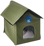 Outdoor/Indoor Cat House by Pet Peppy