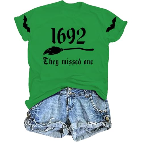 1692 Witch Tshirt for Women Halloween They Missed One Shirt