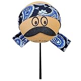 Genuine Coolballs Limited Edition Cool Dude ESE Blue Bandana Street Cred Car Antenna Topper - Fits Thin Style Antenna